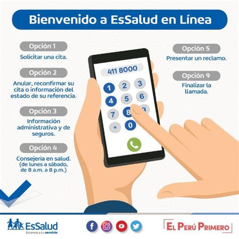 essalud en línea teléfono|Contacto